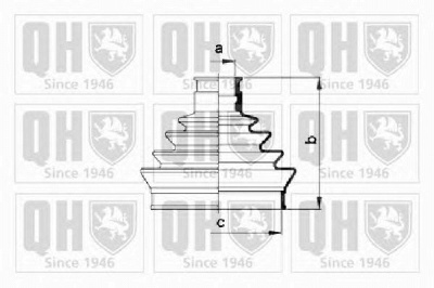 QUINTON HAZELL qjb135 -  Комплект пыльника, приводной вал